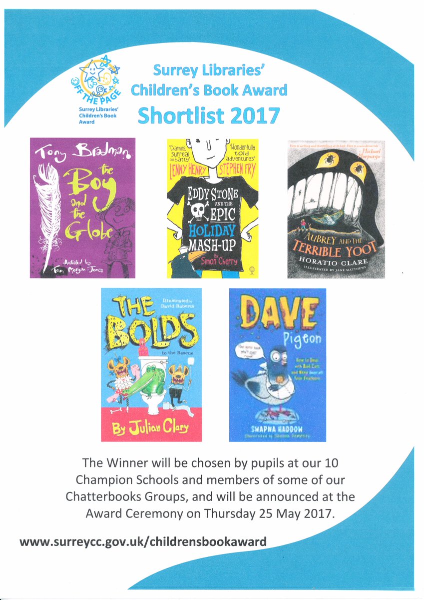 Surrey Libraries Shortlist